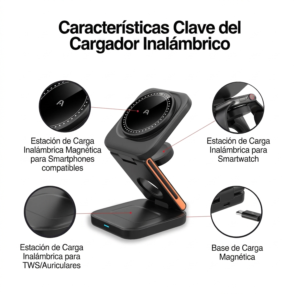 Powerbank ARGOM ARG-AC-0144BK A00694 MS3 Magnetico - Imagen 8
