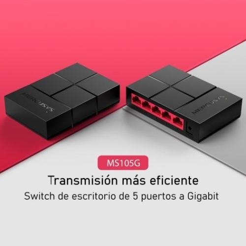 Switch de 5 Puertos MERCUSYS MS105G - Imagen 3