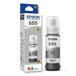 Tinta Epson Original T555, Botella de Tinta 70ml Gris