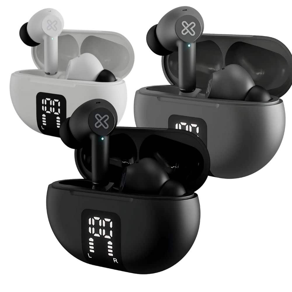 Audifonos TWS Bluetooth Inalámbricos KLIP-XTREME KTE-755BK EDGEBUDS