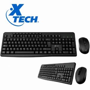 Combo de Teclado y Mouse XTECH XTK-311S Color Negro