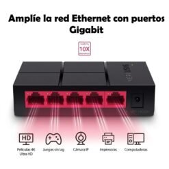Alternative view of Switch de 5 Puertos MERCUSYS MS105G