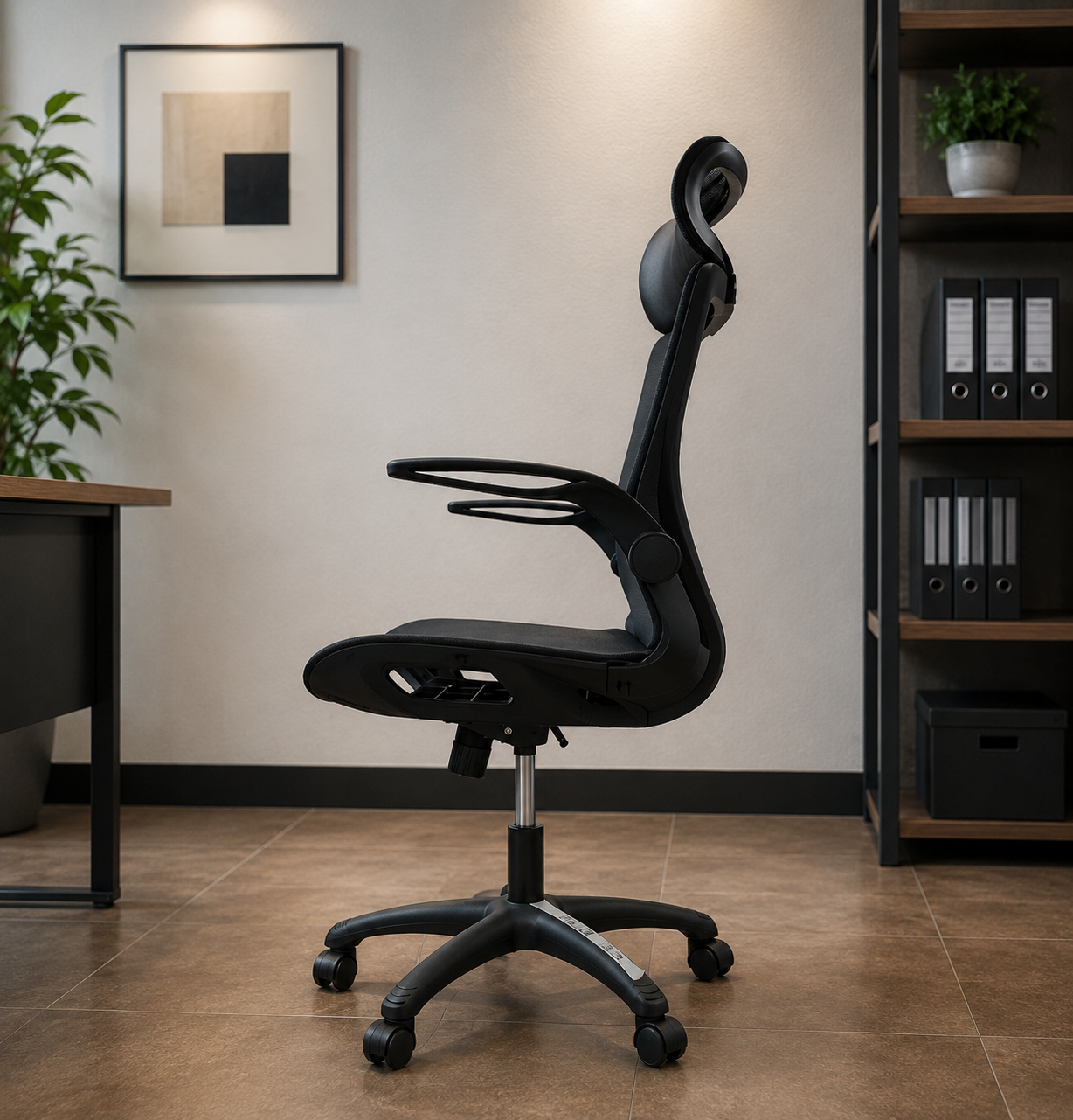Silla Mesh Ejecutiva Titanium color negro - Imagen 3