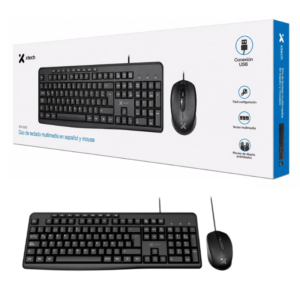 Combo de Teclado y Mouse XTECH XTK-302S