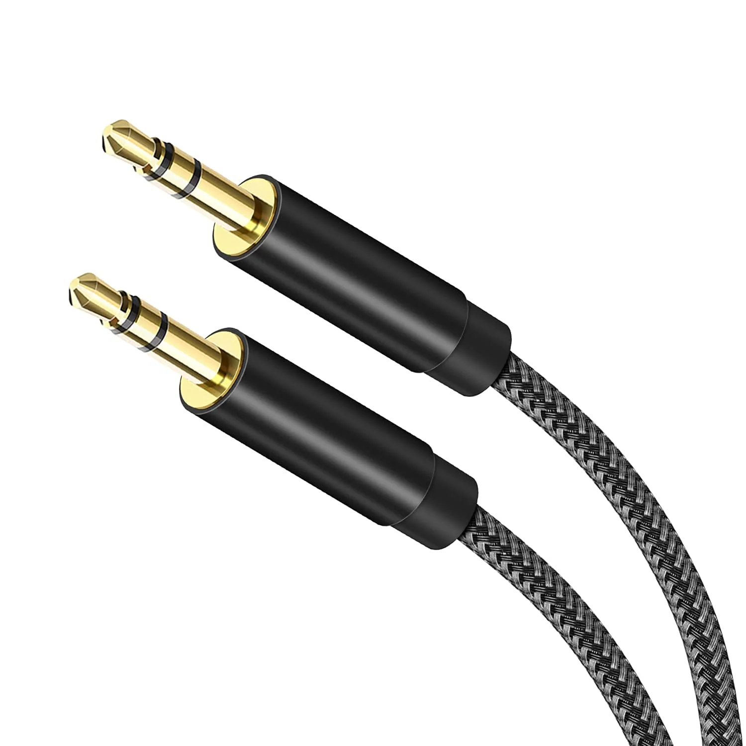 CABLE DE PLUG AUDIO 3.5MM CON RECUBRIMIENTO TRENZADO ETOUCH 179300 - Imagen 2