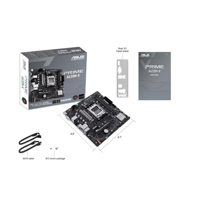 Tarjeta Madre ASUS PRIME A620M-K micro-ATX 90MB1F40-M0EAY0 - Imagen 2