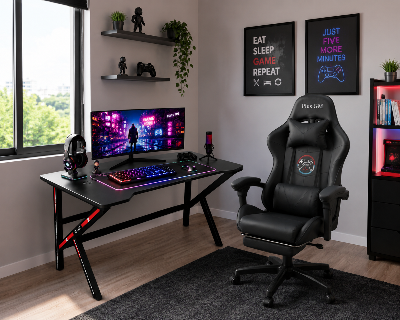 COMBO GAMING (Silla + Escritorio) - Imagen 2