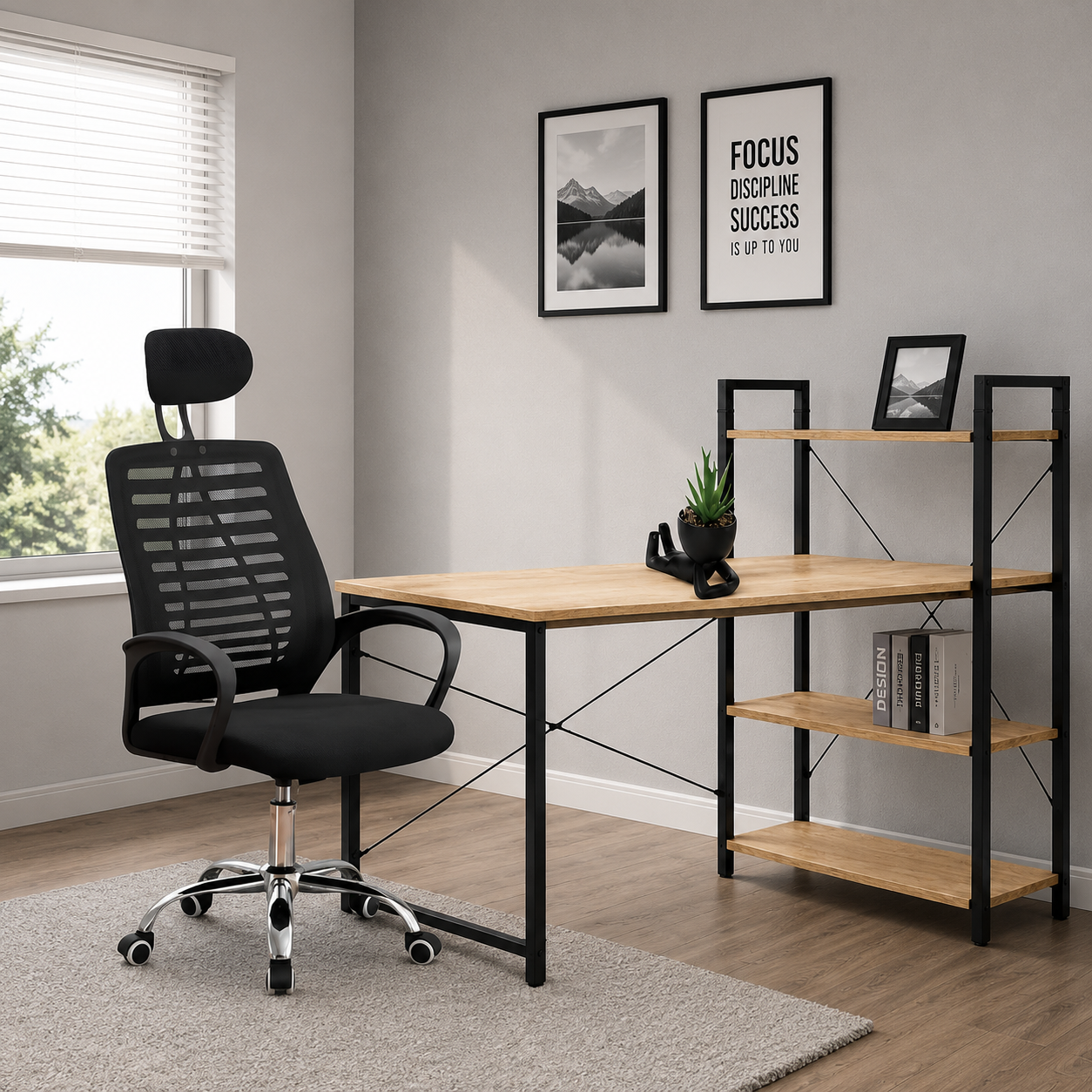 COMBO DE OFICINA (Silla + Escritorio) - Imagen 2