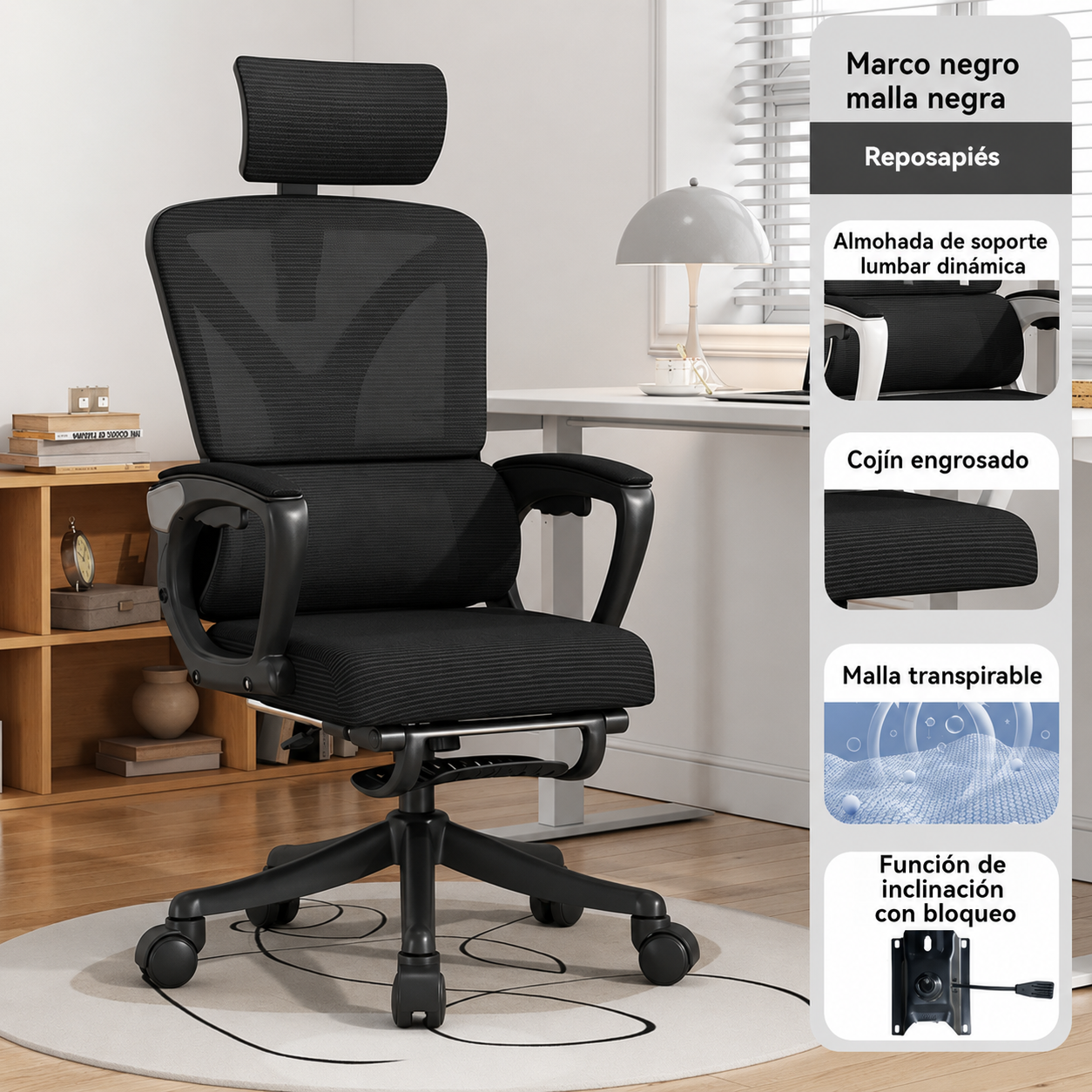 COMBO DE OFICINA (Silla + Escritorio) - Imagen 6