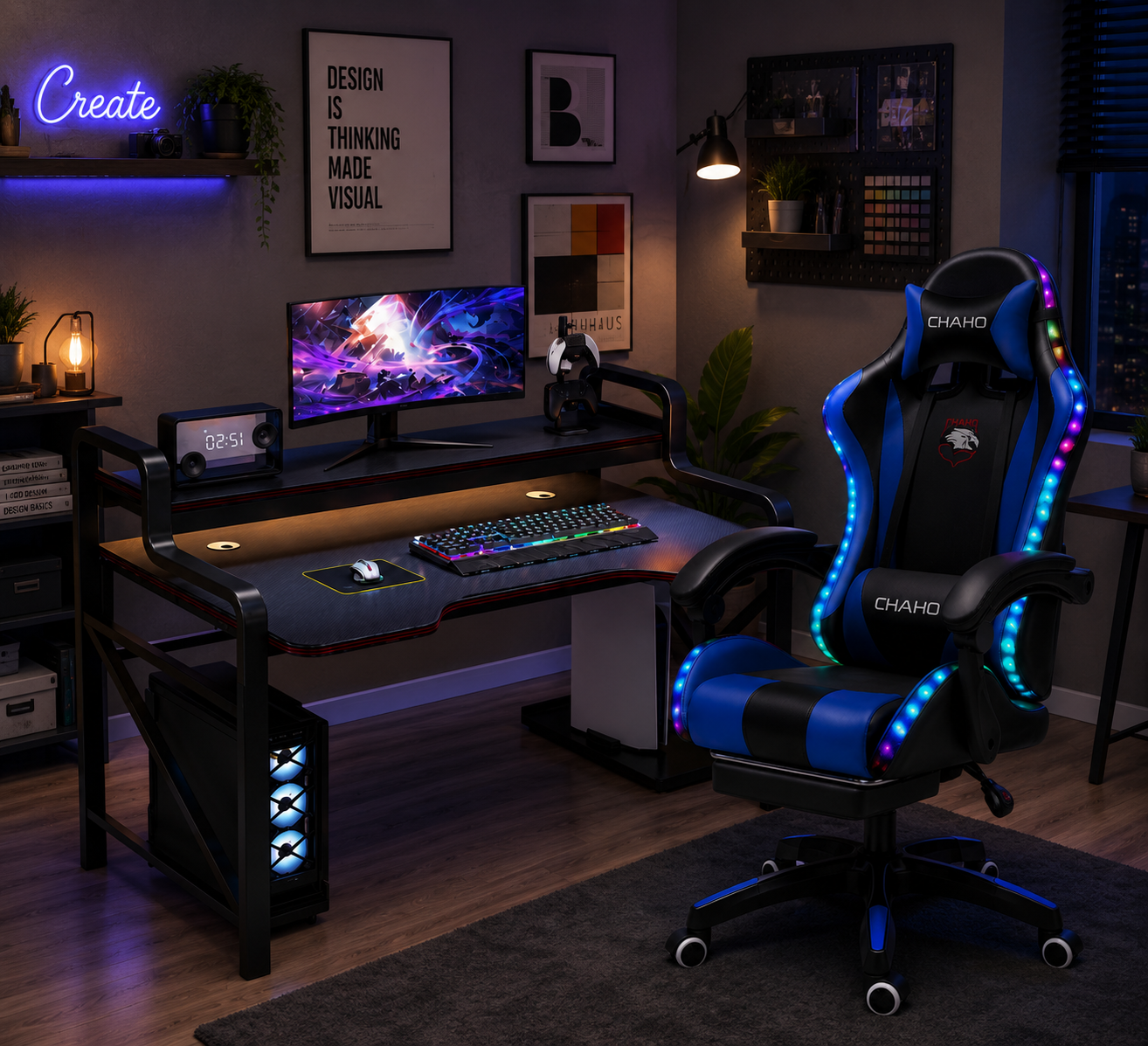 COMBO GAMING (Silla + Escritorio) - Imagen 2