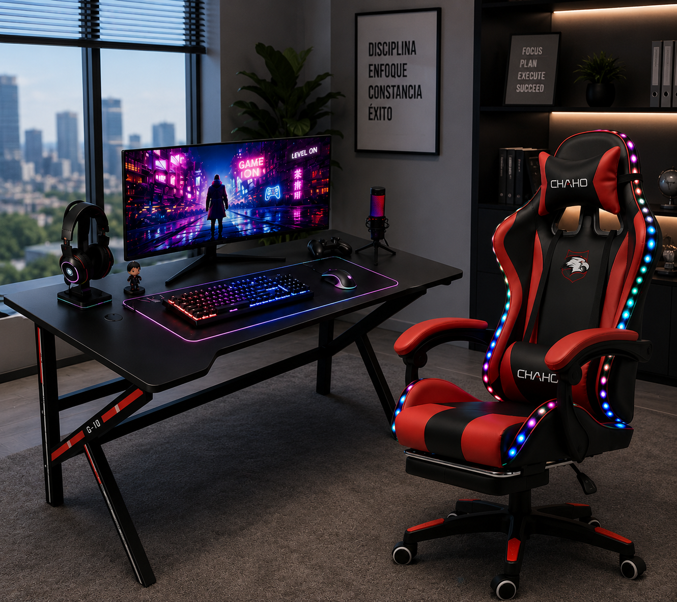 COMBO GAMING (Silla + Escritorio) - Imagen 2