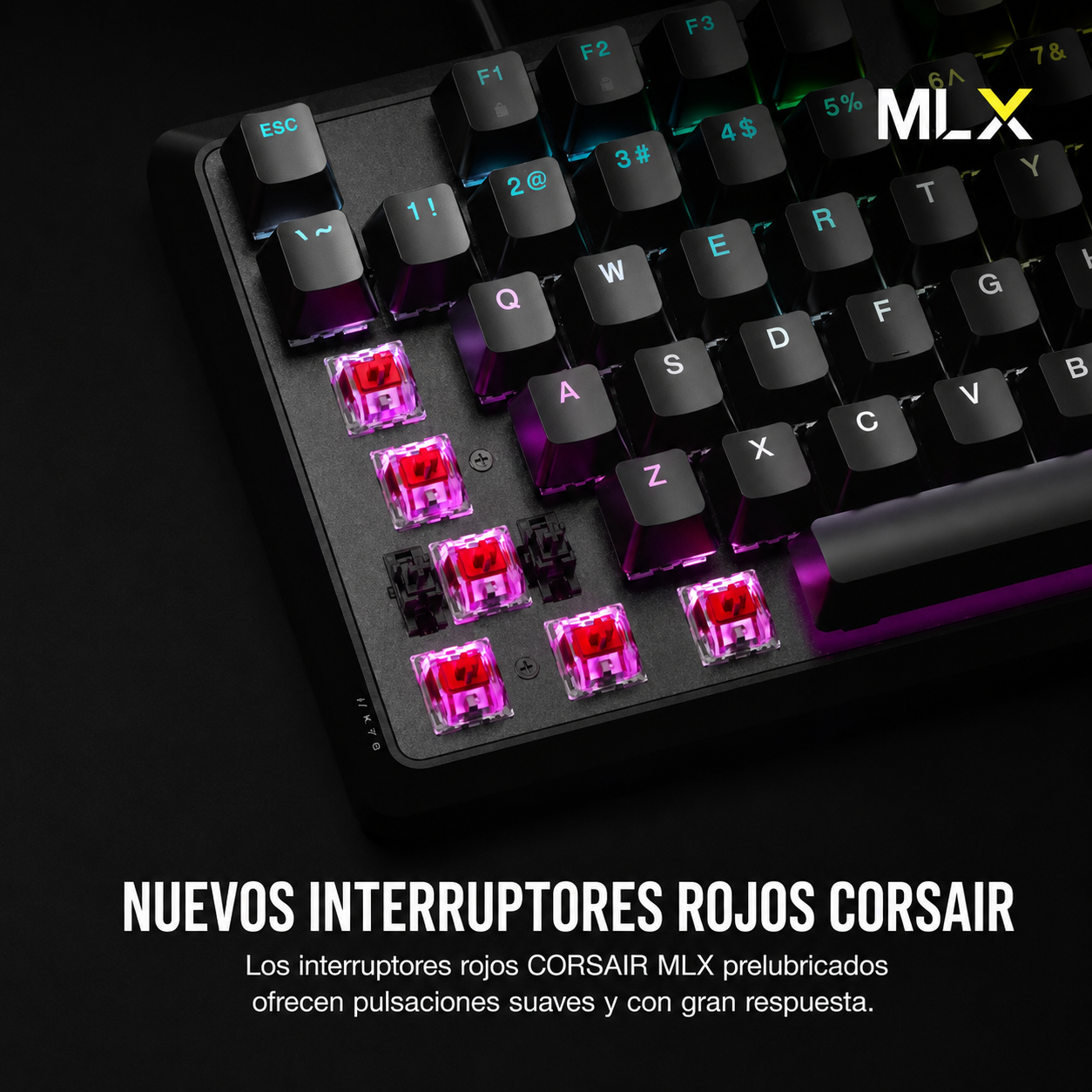 Teclado cableado GAMING CORSAIR K70 CORE USB-A - Imagen 3