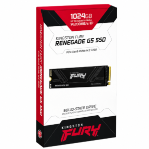 Unidad de Estado Solido FURY Renegade G5 NVMe M.2 PCIe 5.0 2280 KINGSTON 1024GB SSD