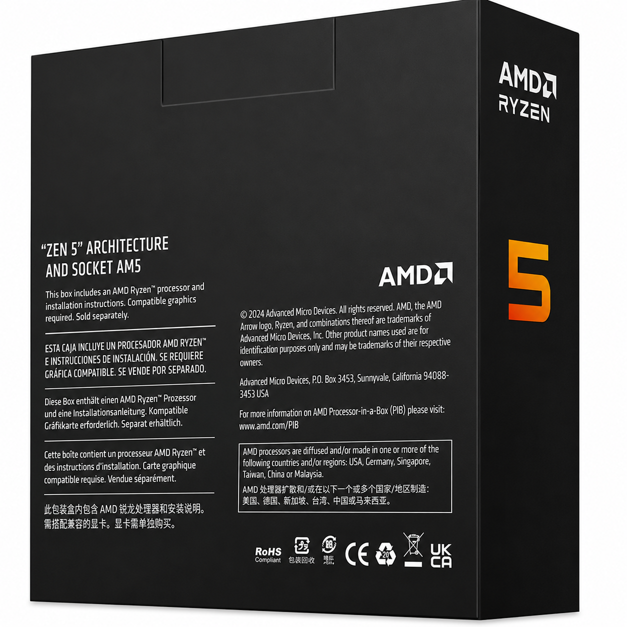 Procesador 9Na GENERACION RYZEN 5 9600X - Imagen 3