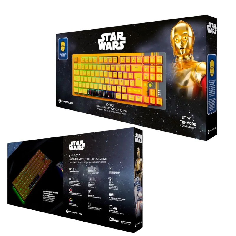 Teclado Mecánico TRIMODO GAMING EDICIÓN LIMITADA DROIDS PRIMUS BALLISTA 82T