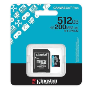 Memoria Micro SD 512GB KINGSTON SDCG4/512GB Clase 10