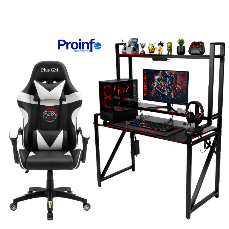 COMBO GAMING (Silla + Escritorio)