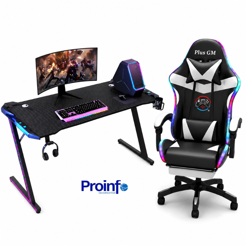 COMBO GAMING (Silla + Escritorio)