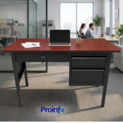 Escritorio secretarial metálico DORASOL DP-051/DP-052 (N) - Imagen 3