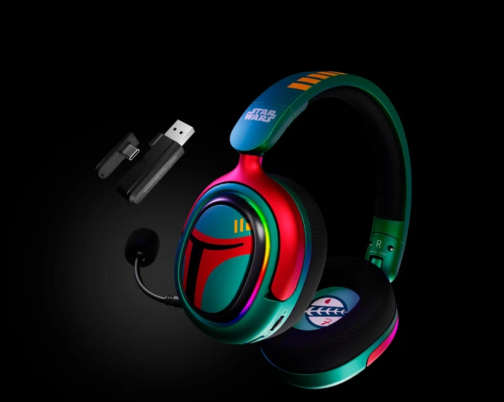 Audifonos GAMING EDICIÓN LIMITADA TRIMODO BOBA FETT PRIMUS ARCUS380-BT - Imagen 6