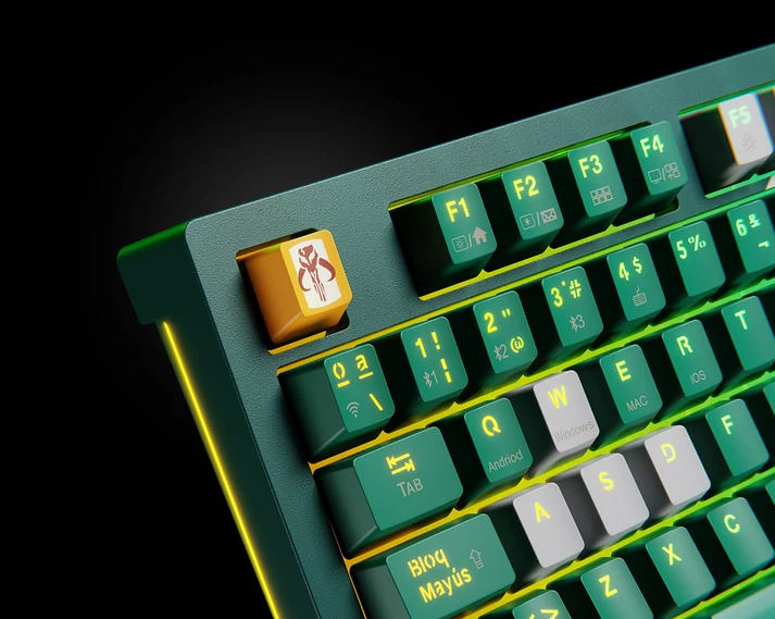 Teclado Mecánico TRIMODO GAMING EDICIÓN LIMITADA BOBA FETT PRIMUS BALLISTA 82T - Imagen 7