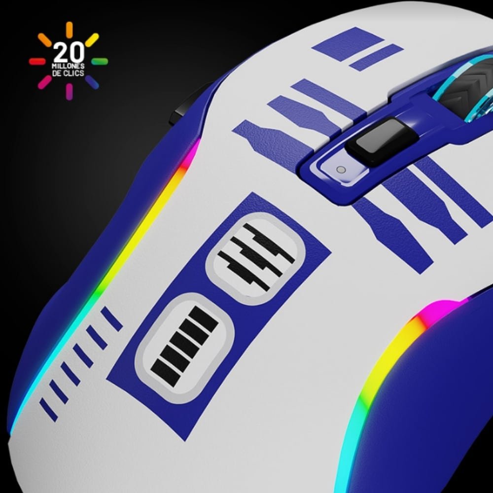 Mouse GAMING TRIMODO EDICIÓN LIMITADA DROIDS PRIMUS GLADIUSTM10 - Imagen 4