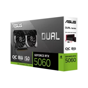 Tarjeta de Video ASUS NVIDIA DUAL GEFORCE RTX5060-O8G