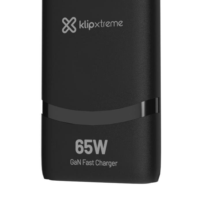 Cargador de Pared KLIPXTREME KMC-490 PowerWall 65 Slim, 65W - Imagen 2
