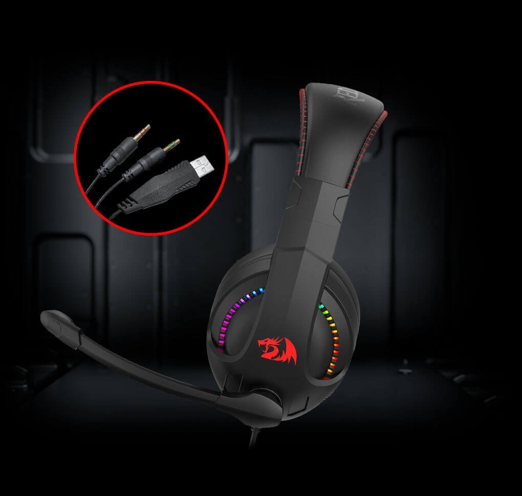 Audífonos Gaming Cableados REDRAGON CRONUS H211-RGB - Imagen 6