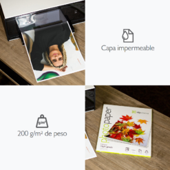 Papel fotografico de Alta Calidad KLIP-XTREME KPG-120, 20 Hojas de 8.5 x 11” pulgadas - Imagen 3