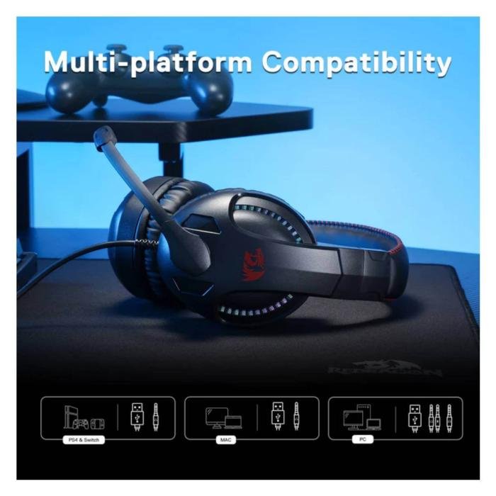 Audífonos Gaming Cableados REDRAGON CRONUS H211-RGB - Imagen 9