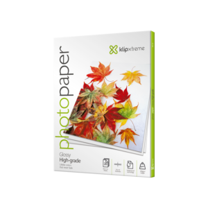 Papel fotografico de Alta Calidad KLIP-XTREME KPG-120, 20 Hojas de 8.5 x 11” pulgadas