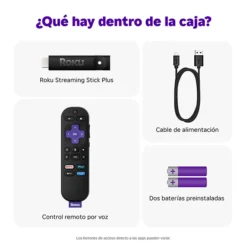 Alternative view of Dispositivo para Streaming ROKU STREAMING STICK PLUS 3830R, resolución 4K Ultra HD