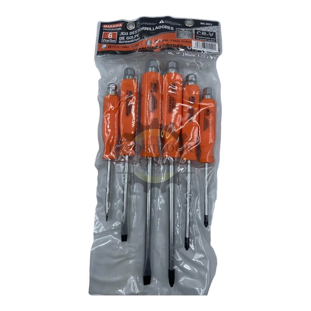 Kit de Destornilladores 6 Piezas para Uso General DIESEL TOOLS DT03-JH487