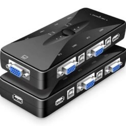 Alternative view of SWITCH de 4 puertos USB 2.0 KVM VGA SVGA
