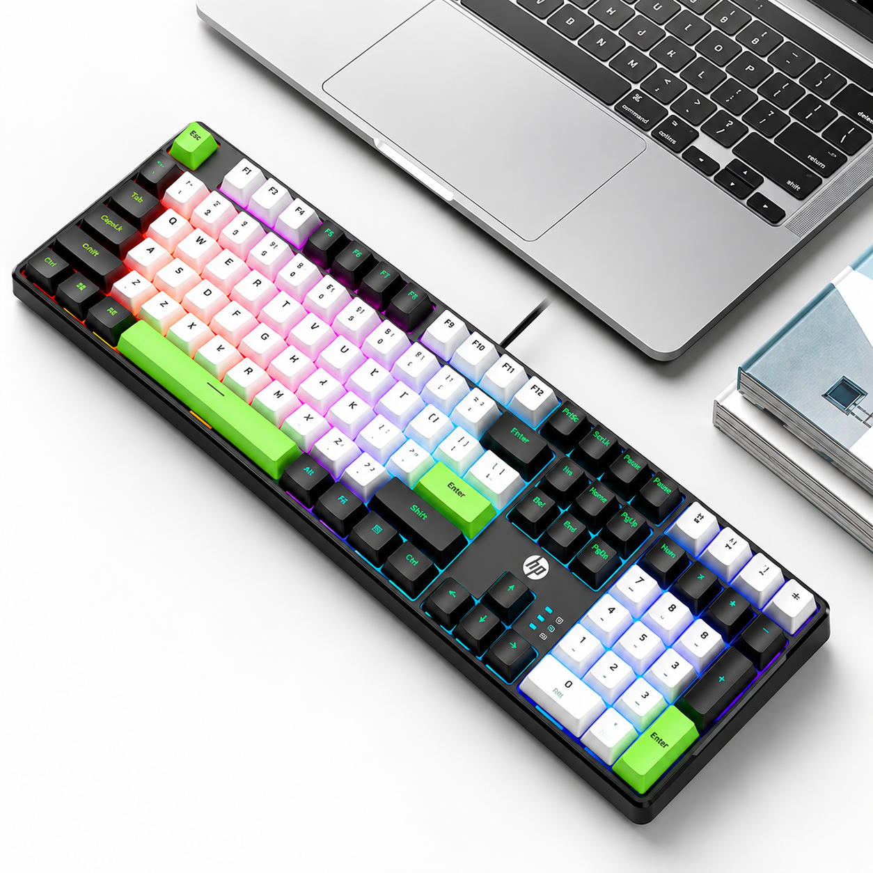 Teclado Gaming Mecanico RGB Cableado HP GK320 4QNN01AA#UUF