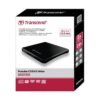 Lectora/Quemador EXTERNA TRANSCEND TS8XDVDS-K Slim Color Negro