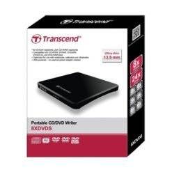 Lectora/Quemador EXTERNA TRANSCEND TS8XDVDS-K Slim Color Negro