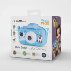 Camara Digital ARGOM Para Niños, con Doble Lente, Color Azul, ARG-AC-9181BL A00731, Pantalla IPS de 2 Pulgadas de alta calidad - Imagen 2