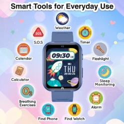 Smartwatch ARGOM SKEIWATCH K10 ARG-WT-6010BL A00746, Color Azul, pantalla brillante TFT de 1,52" - Imagen 4