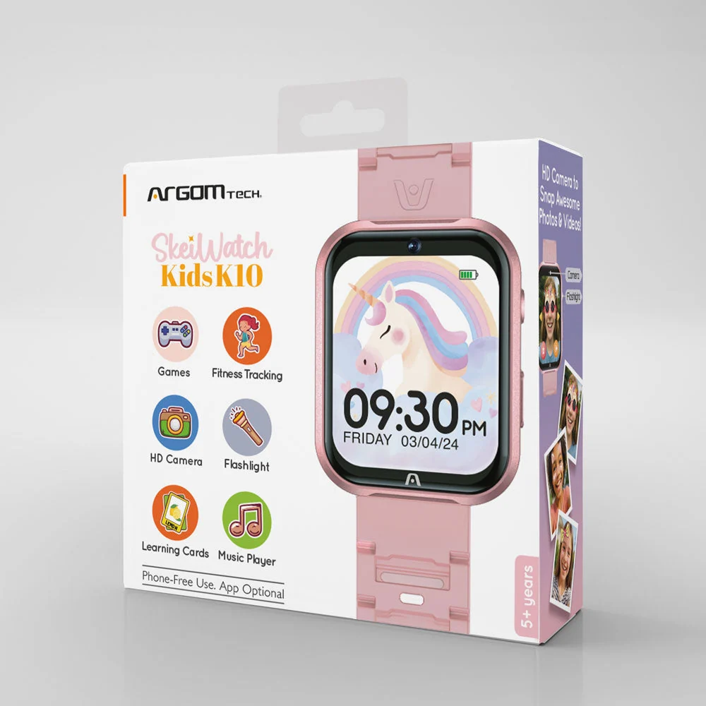 Smartwatch ARGOM SKEIWATCH K10 ARG-WT-6010PK A00747, Color Rosado, pantalla brillante TFT de 1,52" - Imagen 2