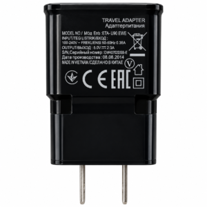 Cubo de carga USB-A, Generico color negro 5.0 V , 2.0 A