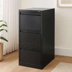 Archivo Metalico de 3 Gavetas con Sistema Anti-Vuelco (DP-083) - Imagen 2