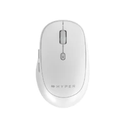 Mouse Inalámbrico HYPER+ HS2100GL Color Blanco, Antimicrobiano, Diseño moderno, Bluetooth 5.0.