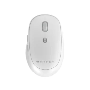 Mouse Inalámbrico HYPER+ HS2100GL Color Blanco, Antimicrobiano, Diseño moderno, Bluetooth 5.0.