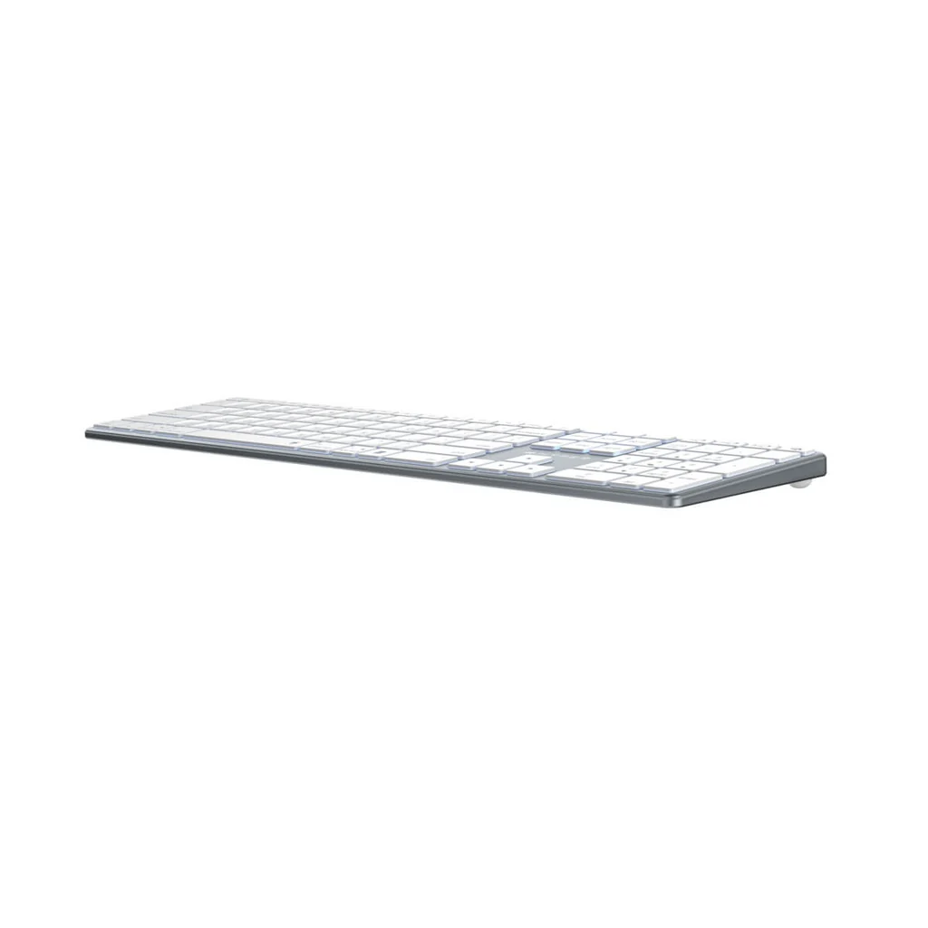 Teclado Inalambrico HYPER+ HS2310US Bluetooth 5.0, Color Blanco, diseño portátil y elegante, conectividad multidispositivo (hasta 3 dispositivos) - Imagen 4
