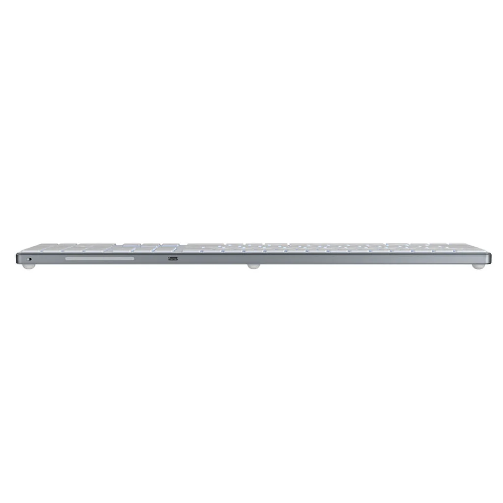 Teclado Inalambrico HYPER+ HS2310US Bluetooth 5.0, Color Blanco, diseño portátil y elegante, conectividad multidispositivo (hasta 3 dispositivos) - Imagen 12