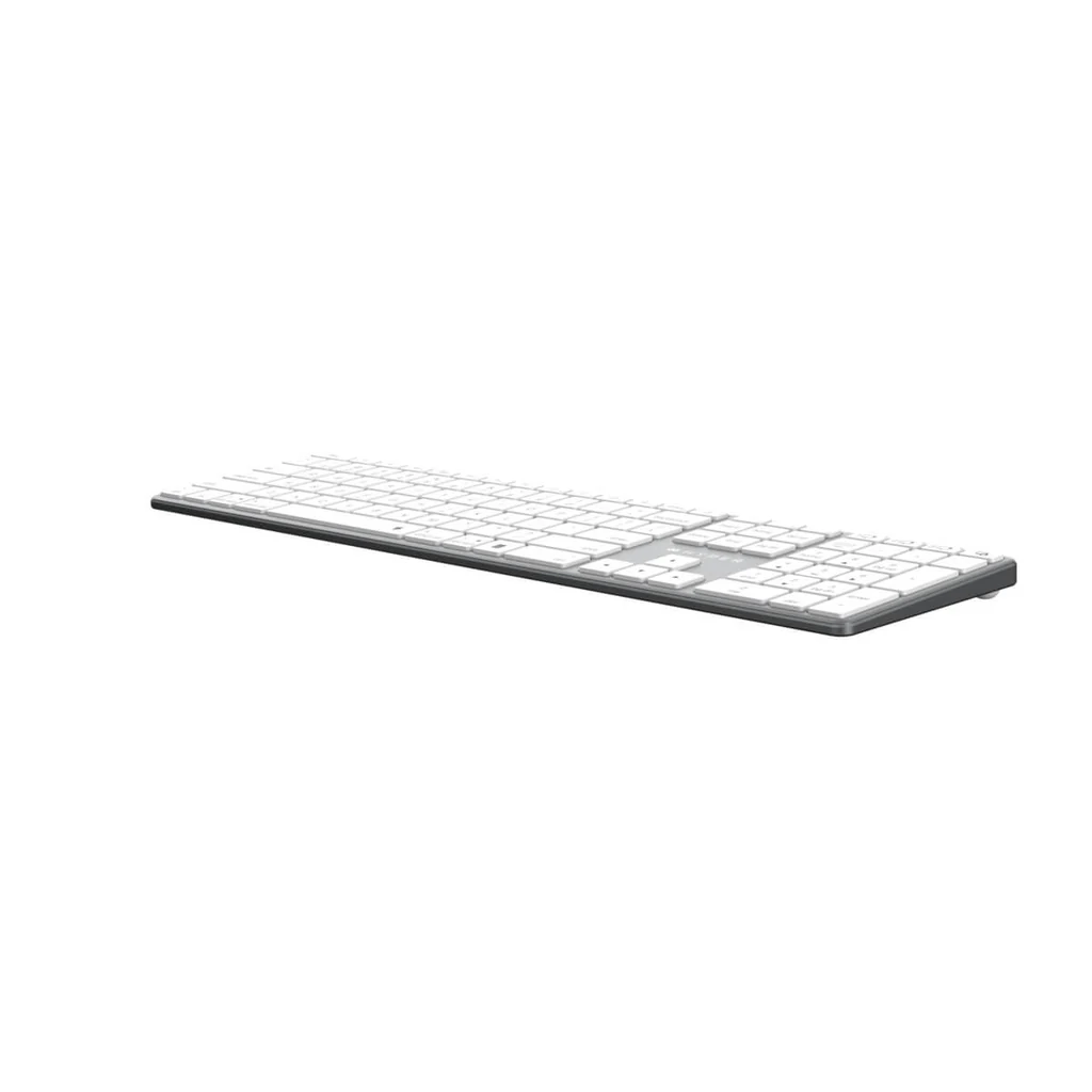 Teclado Inalambrico HYPER+ HS2310US Bluetooth 5.0, Color Blanco, diseño portátil y elegante, conectividad multidispositivo (hasta 3 dispositivos) - Imagen 14