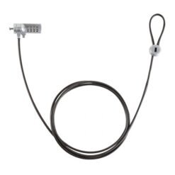 Alternative view of Candado de Seguridad para Laptop STEREN COM-225, Cable de Acero Recubierto, Sistema de Bloqueo por Combinación de 4 Dígitos, Longitud 1.8m.