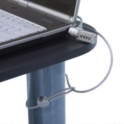 Candado de Seguridad para Laptop STEREN COM-225, Cable de Acero Recubierto, Sistema de Bloqueo por Combinación de 4 Dígitos, Longitud 1.8m. - Imagen 5